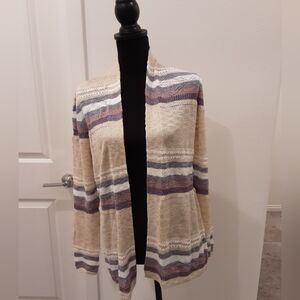 NWT Lety & Me Striped Cardigan